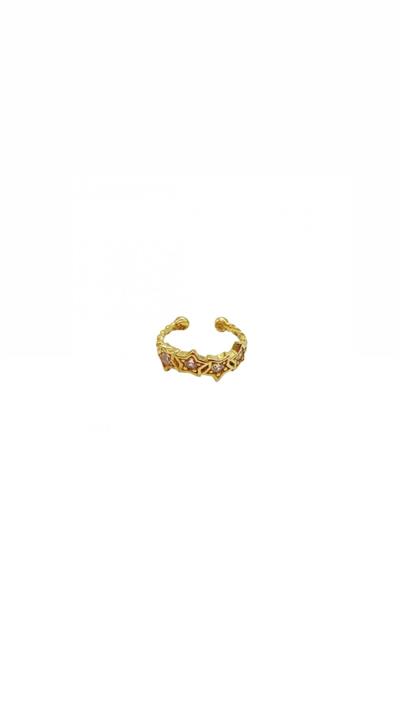 Sıralı Star Earcuff