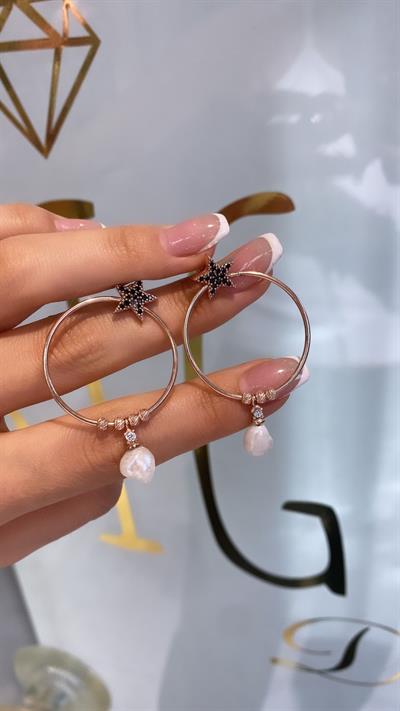 Star Çember Küpe
