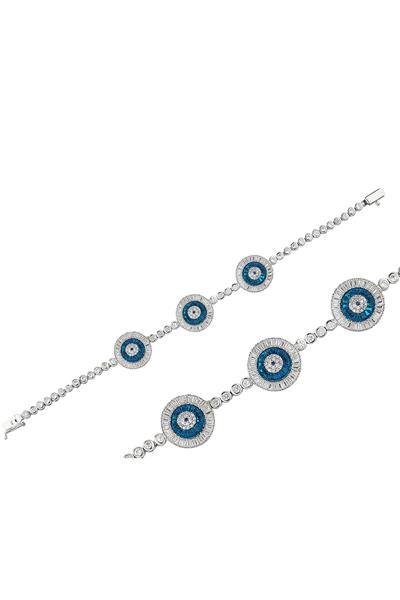 Üçlü Baget Camgöz Bileklik