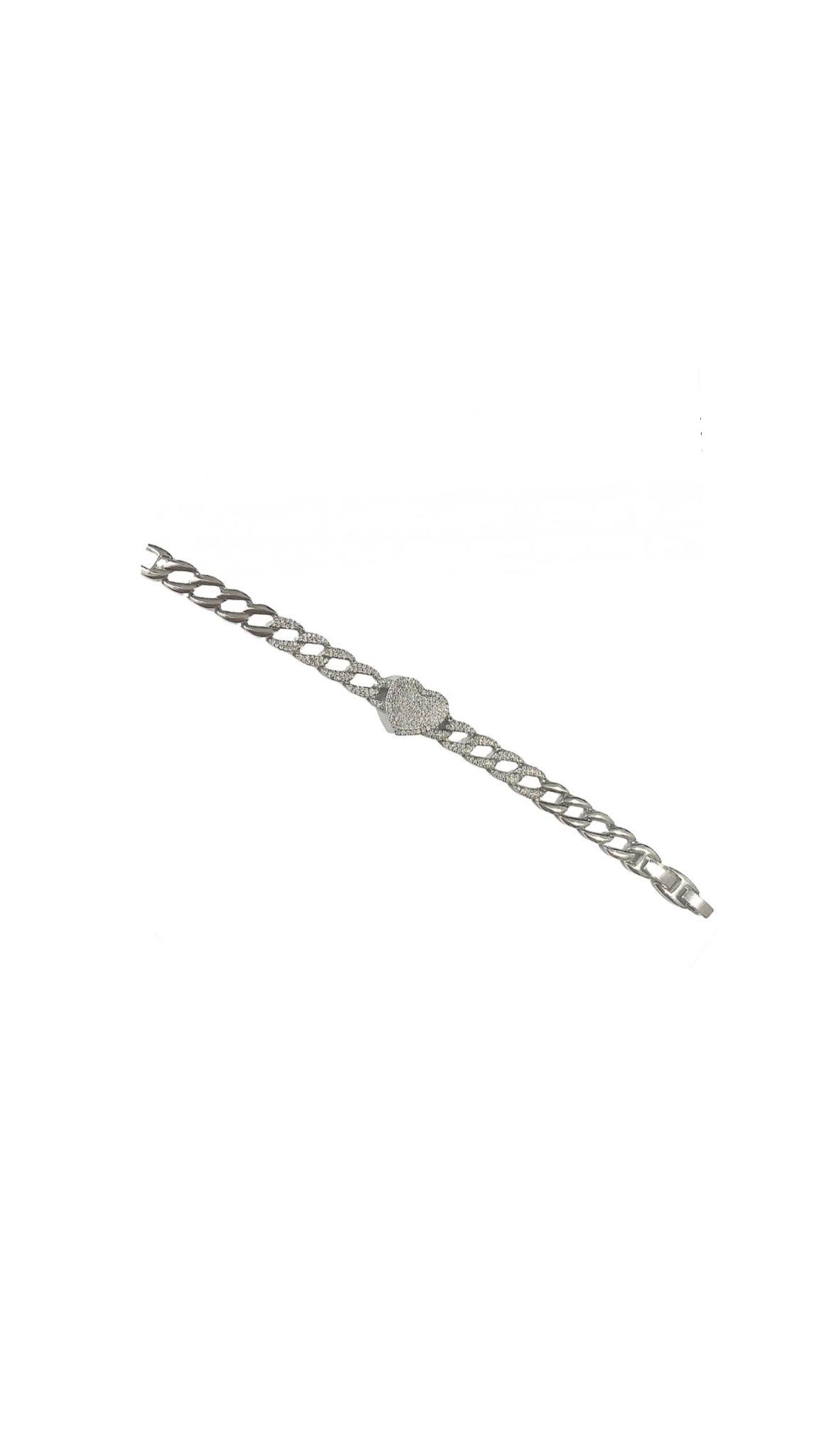 Bijoux Taşlı Kalp Gurmet Bileklik