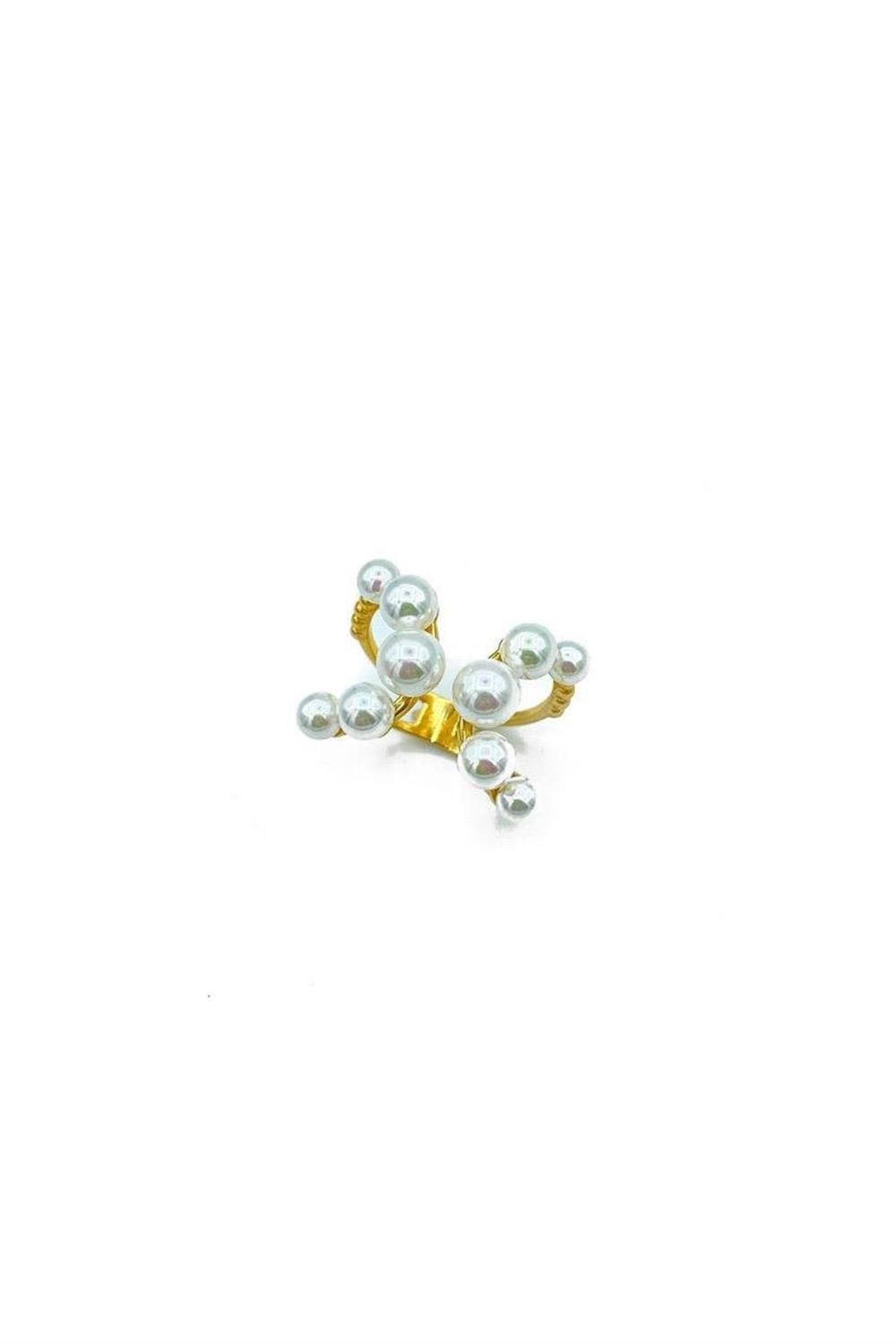 Gold Pearl Yüzük