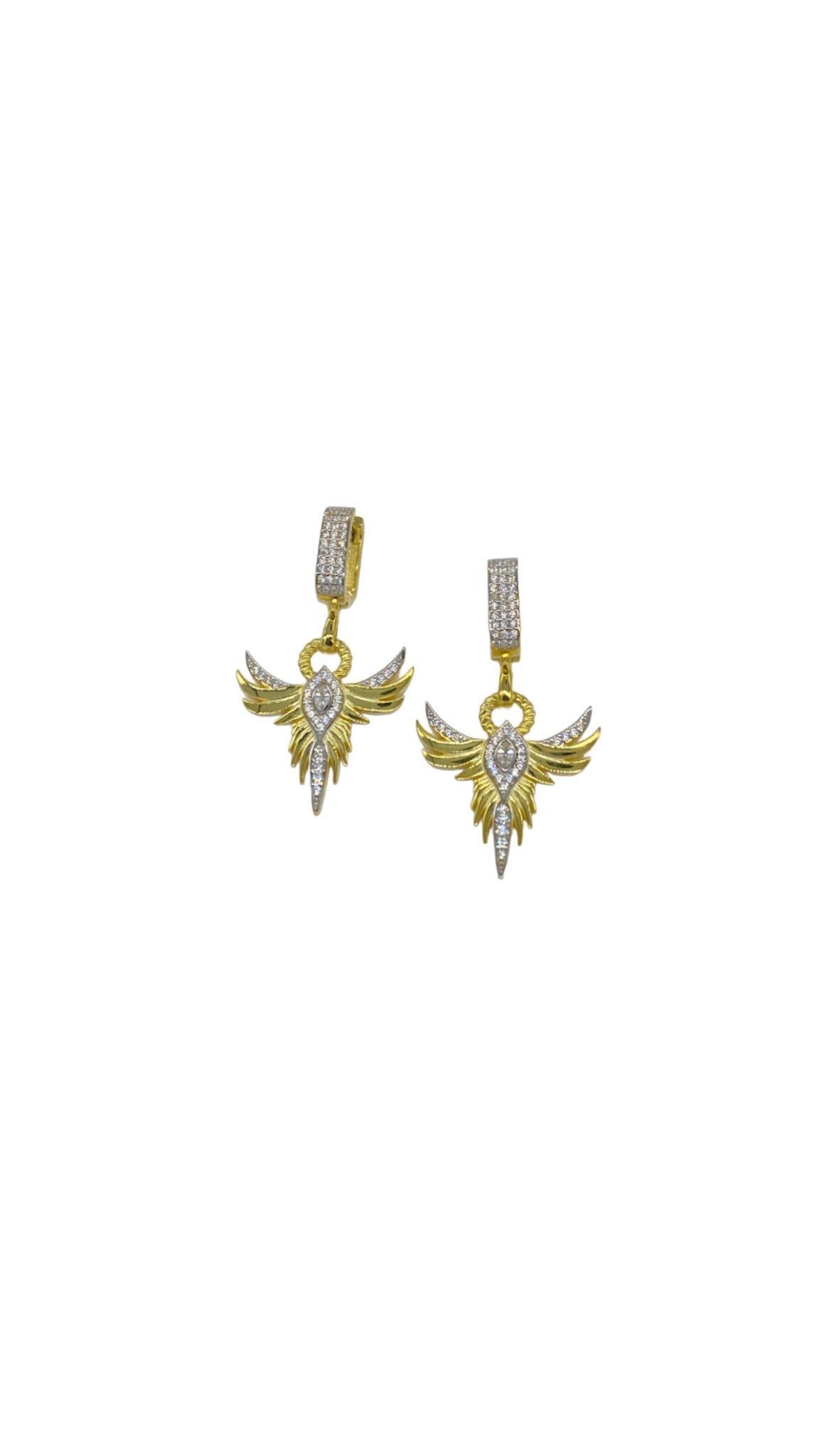 Goldie Drop Anka Küpe