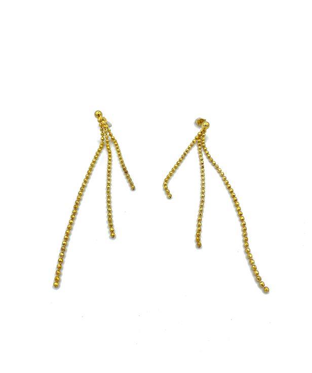 Goldie Sallantılı Topy Küpe