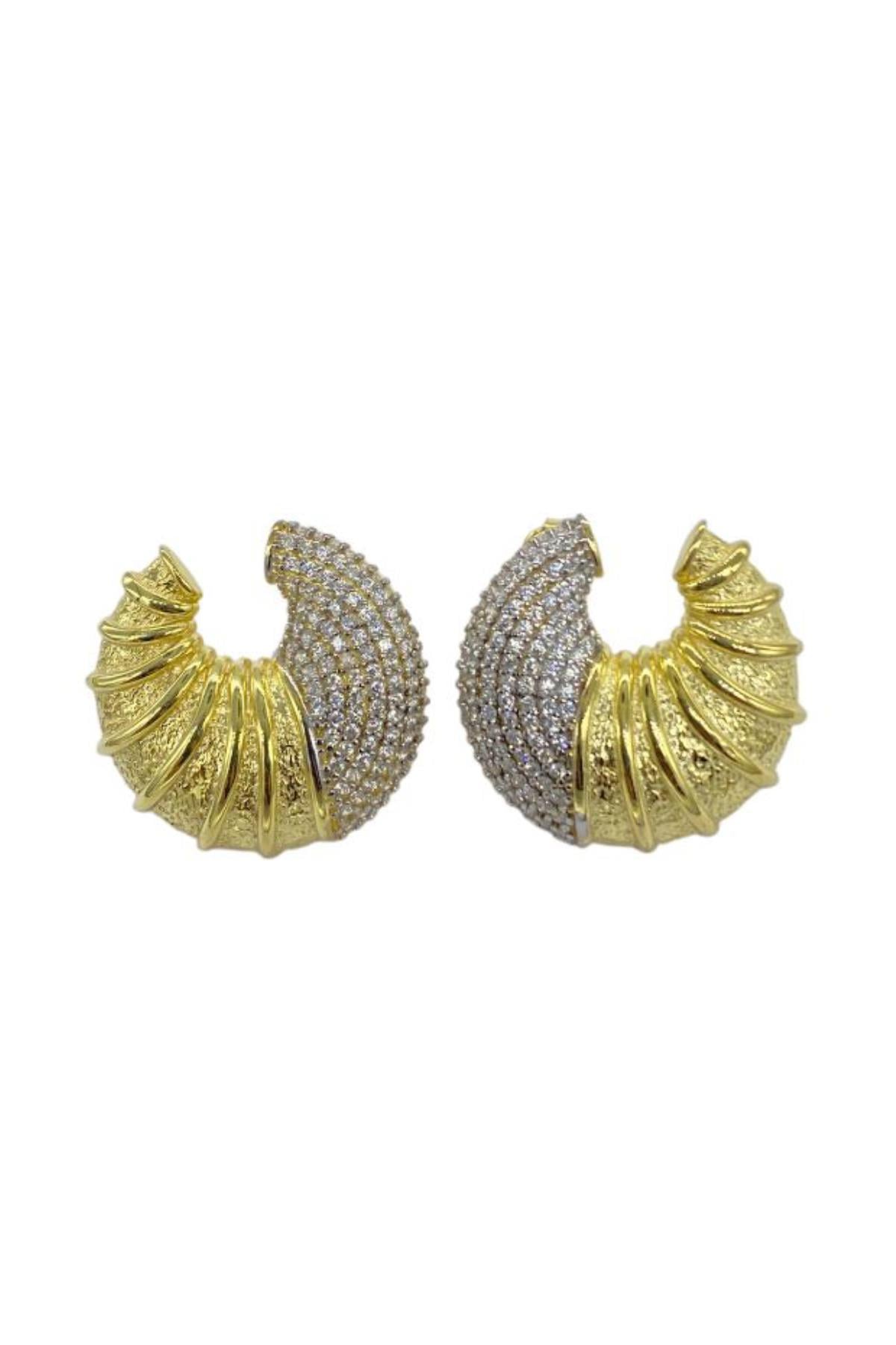 Goldie Taşlı Focai Küpe