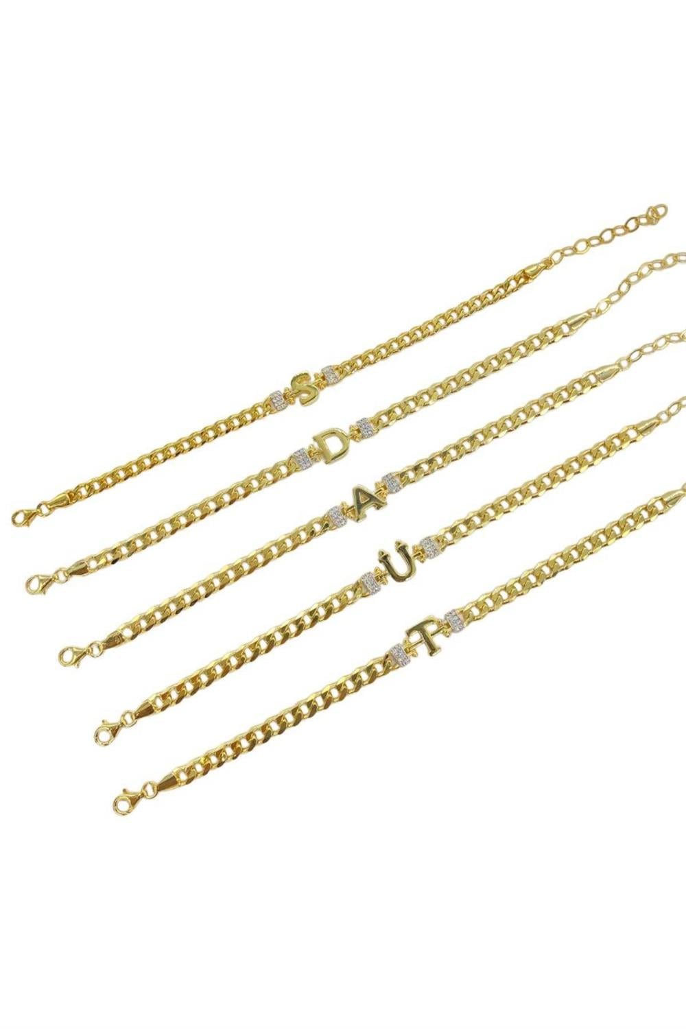 Gurmet Taşsız Harf Bileklik