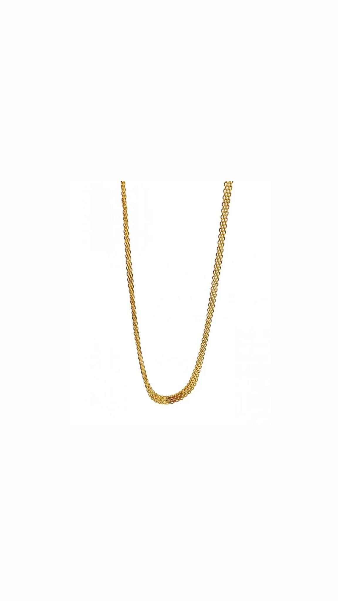 İtalyan 50 Cm Hasır Kolye