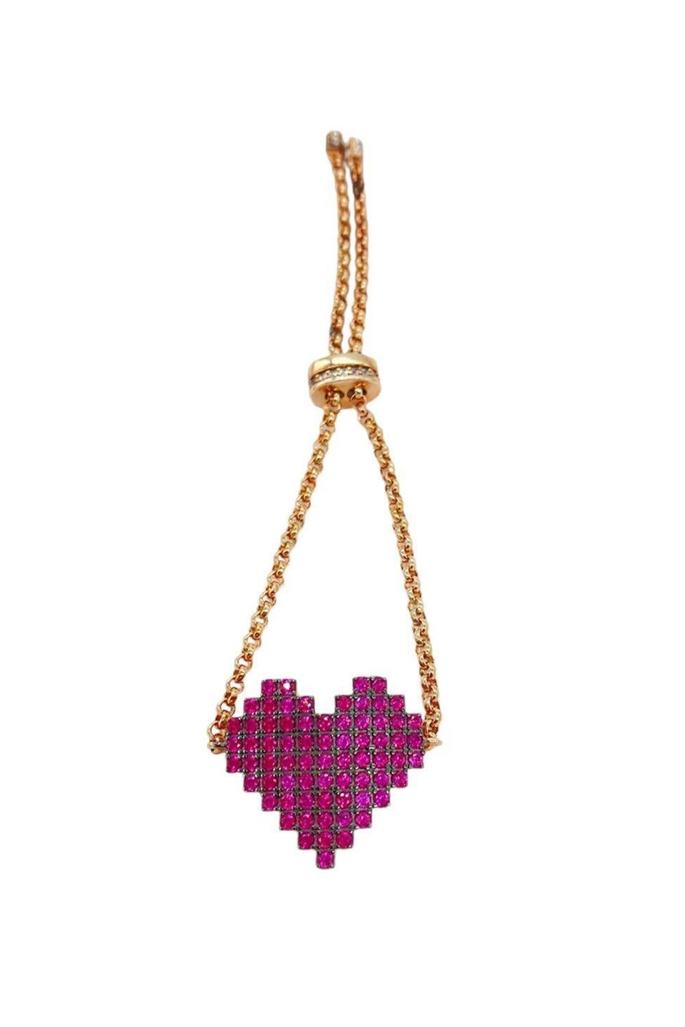 İthal Big Heart Bileklik