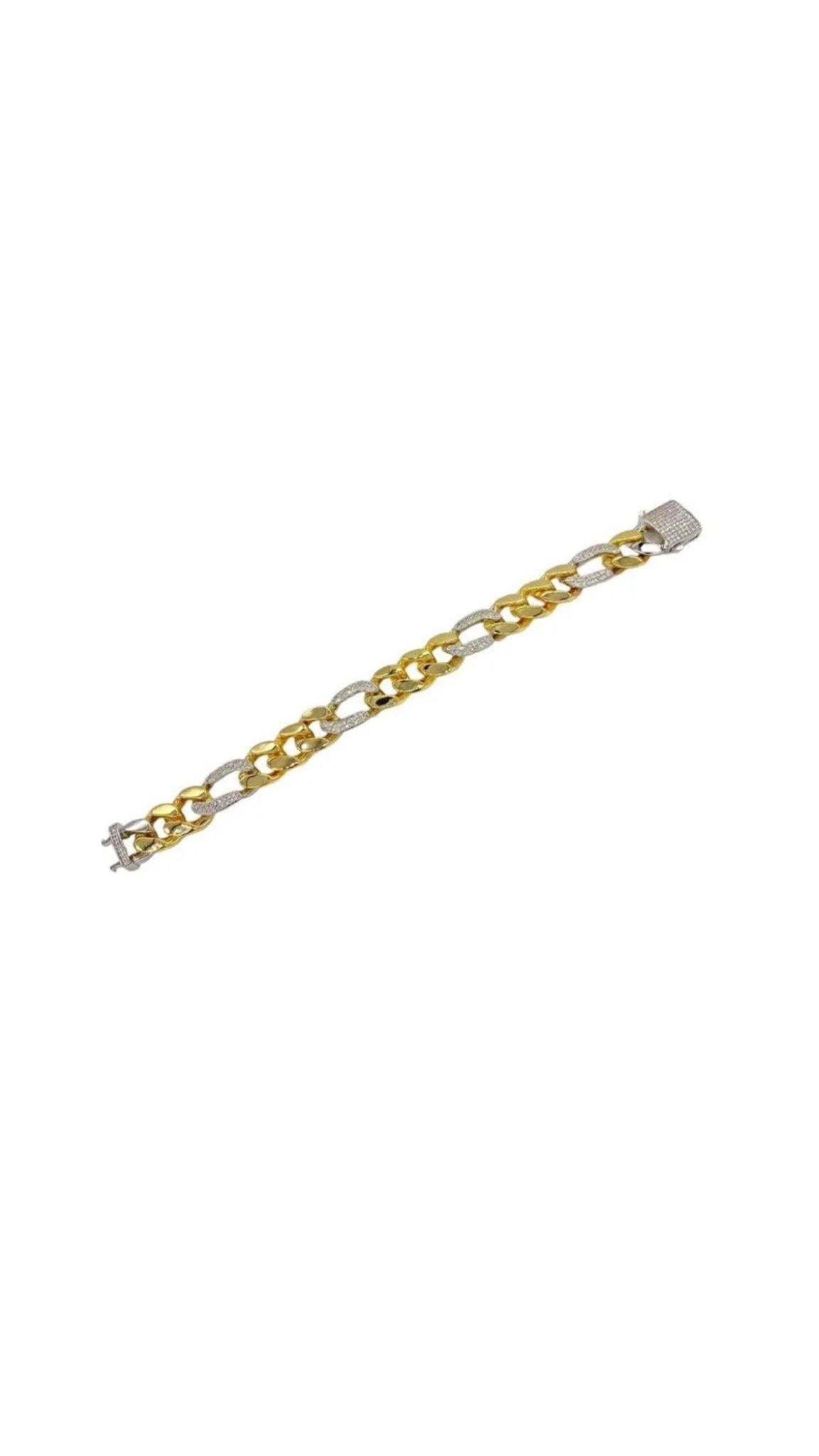 İthal Bijoux Çift Renkli Dalgy Gurmet Bileklik