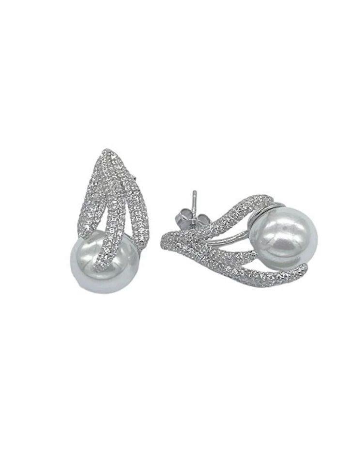 İthal Forkie Pearl Küpe