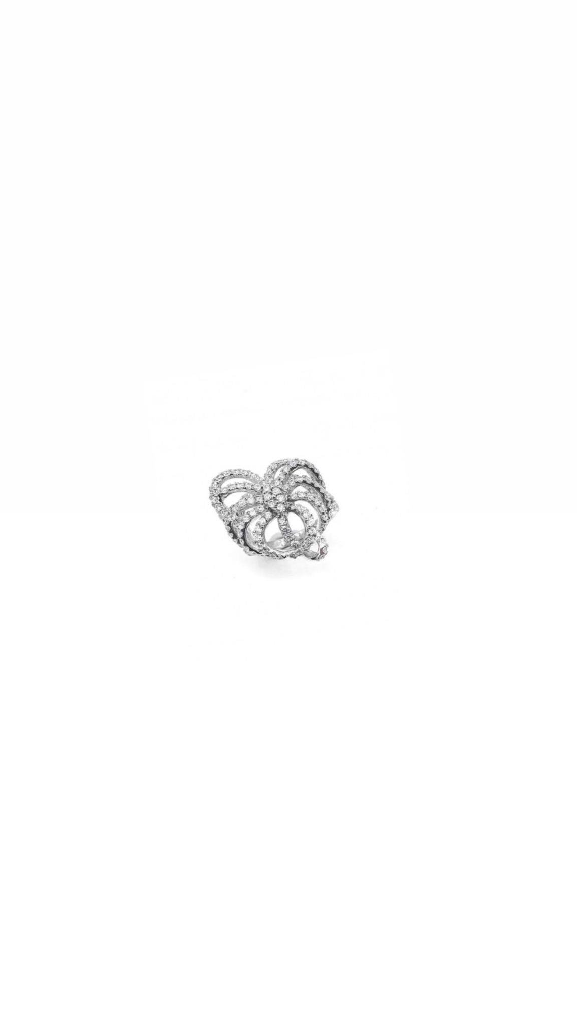 İthal Heart Flowers Yüzük