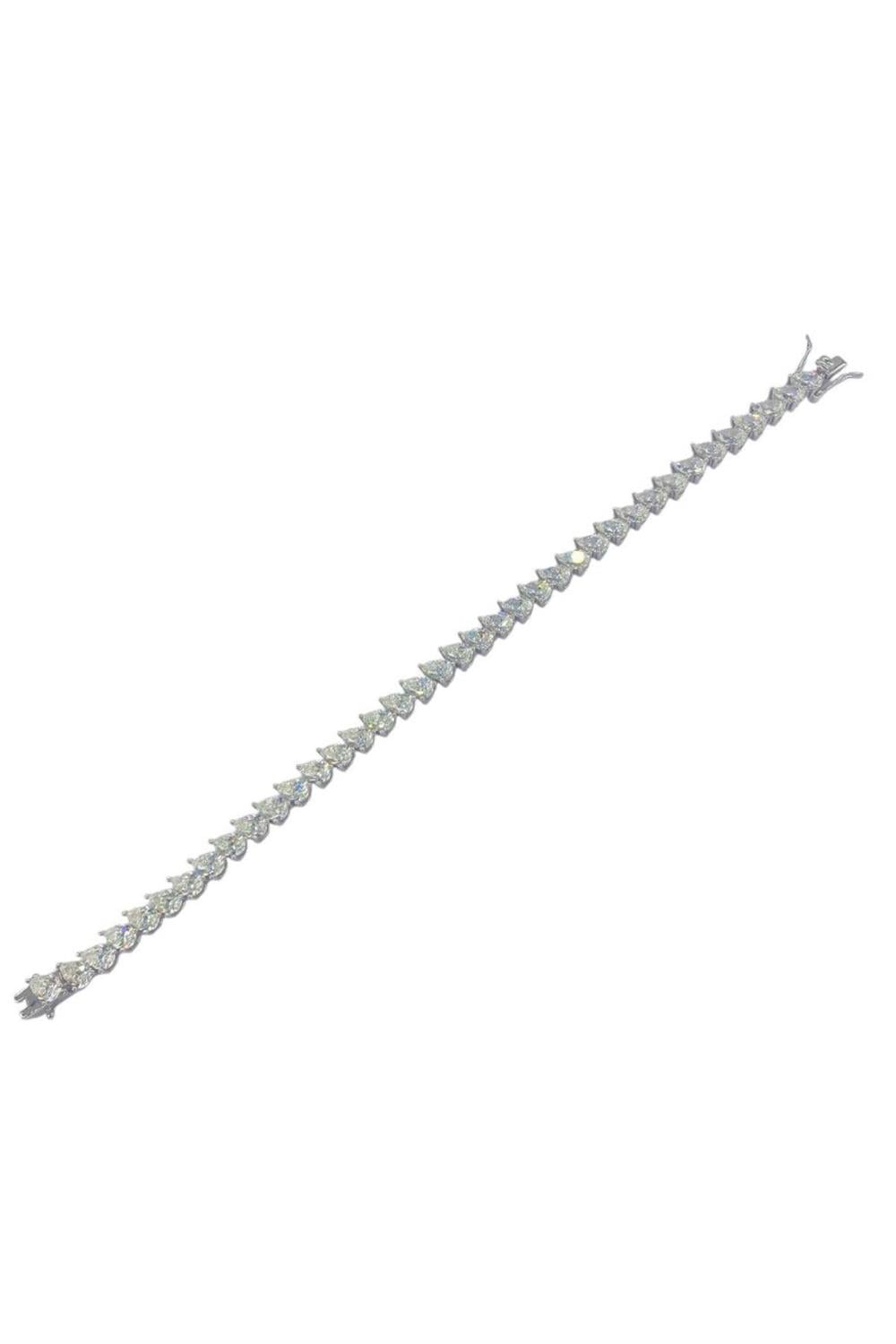 İthal Vip Seri Mozanite Drop Su Yolu Bileklik