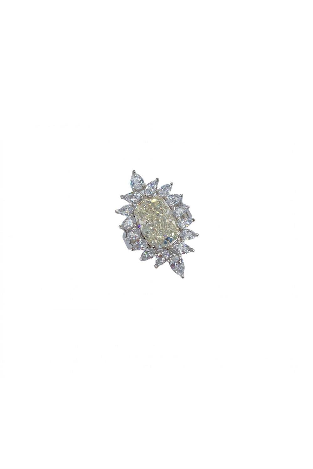 İthal Vip Seri Mozanite Markie Yüzük