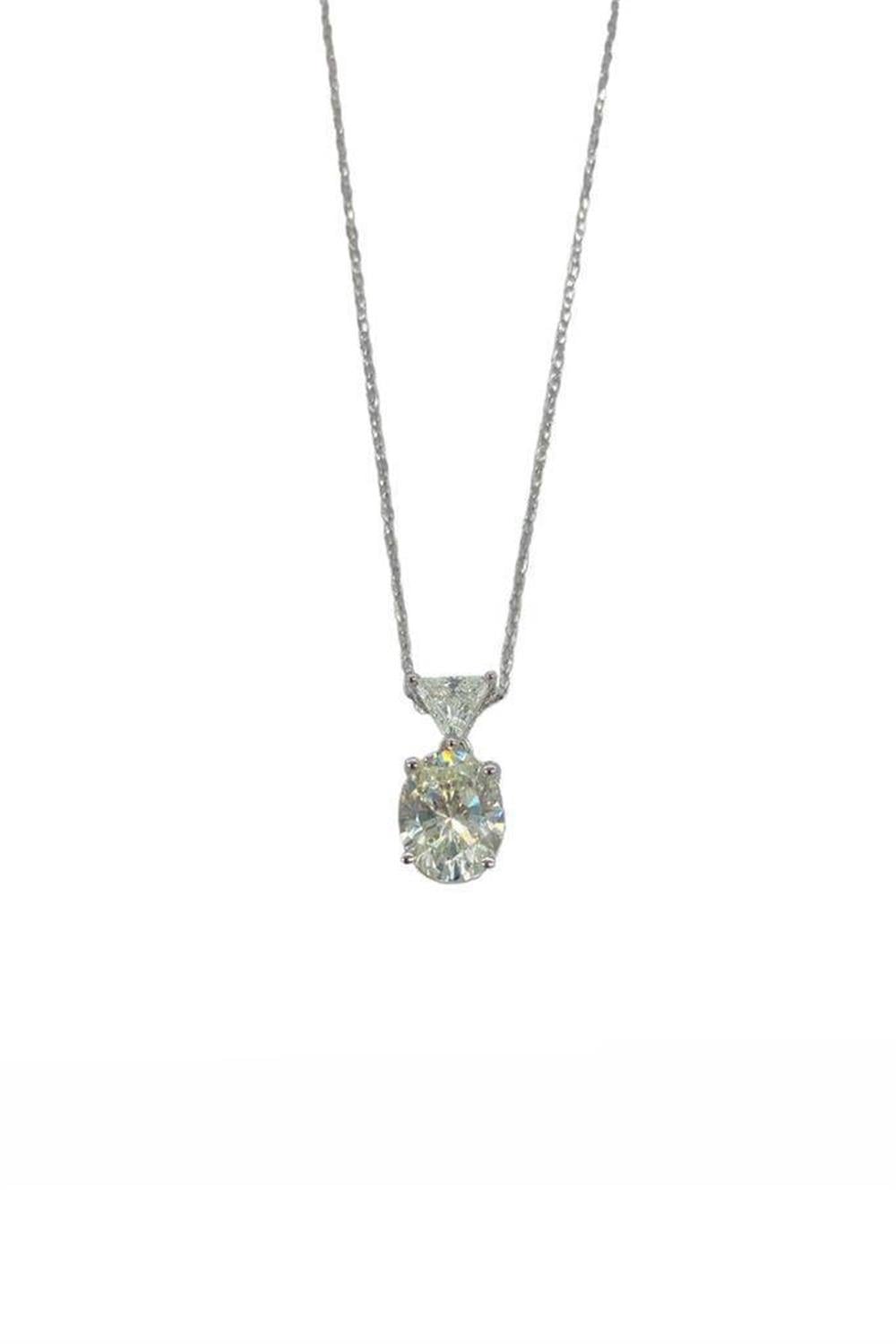 İthal Vip Seri Mozanite Ovy Ucy Kolye