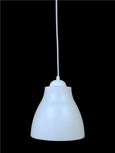 Tekli Sarkıt Avize Plastik Aksiyon Küçük Beyaz