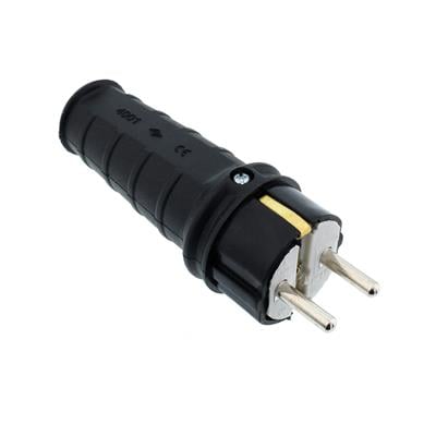 Topraklı Fiş Kauçuk 1x16A
