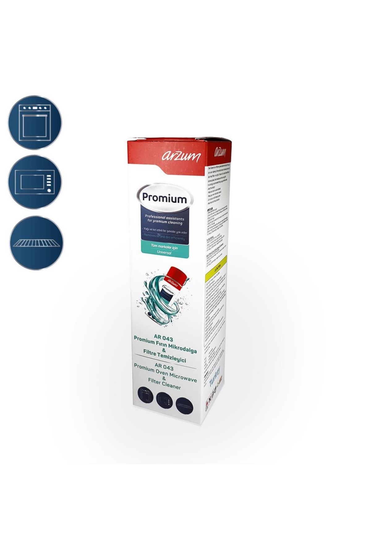 Arzum Promium Fırın Mikrodalga & Filtre Temizleyici AR043