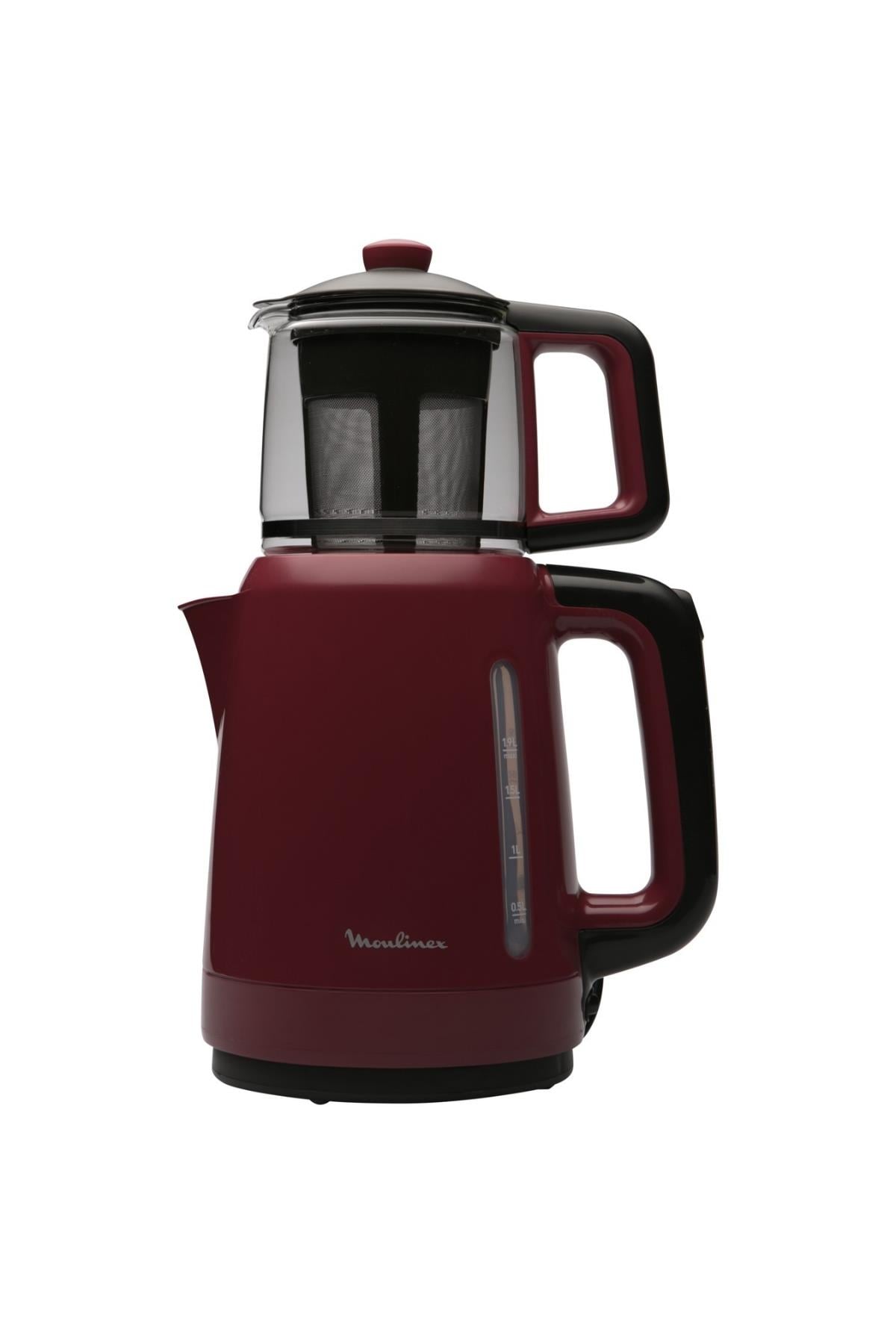 Moulinex BJ2025 Gül Kurusu 1500 W Cam Demlikli Çay Makinesi