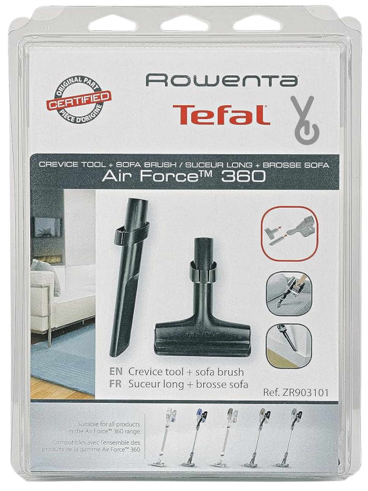 Rowenta Koltuk ve Kenar Köşe Aparatları ZR903101