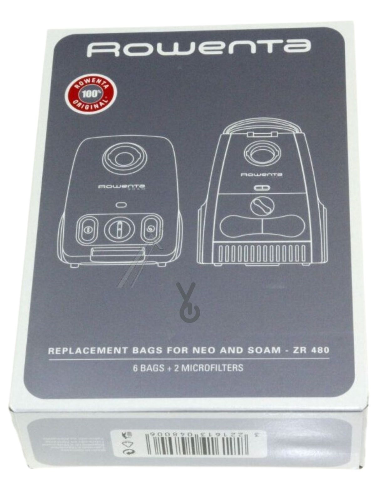 Rowenta ZR 480 6'lı Kağıt Toz Süpürge Torbası R01233