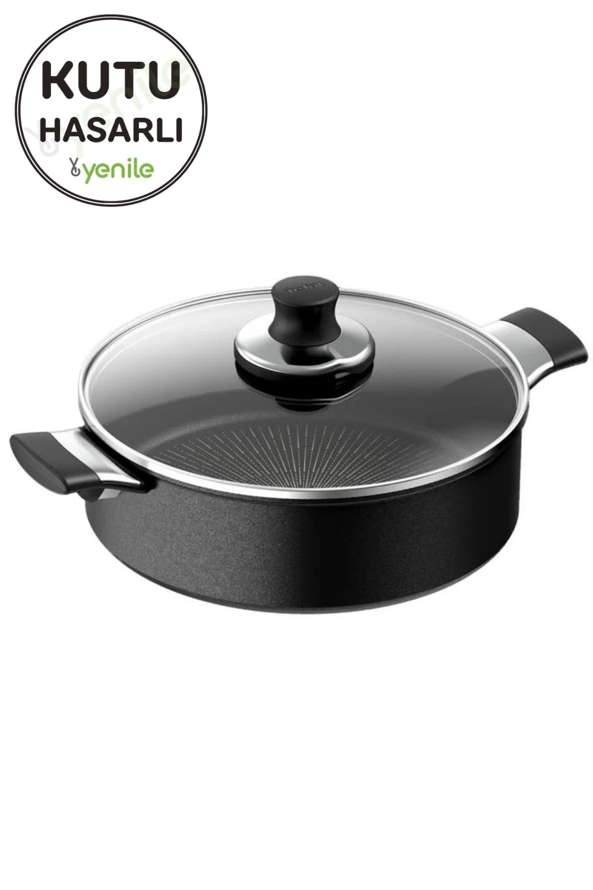 Tefal Titanyum 1X Extra Cook&Clean Difüzyon Tabanlı Tava - 24 cm