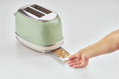 Ariete Vintage Ekmek Kızartma Makinesi - 2 Dilim, Yeşil - Kutu Hasarlı