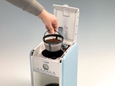 Ariete Vintage Filtre Kahve Makinesi - Mavi - Kutu Hasarlı