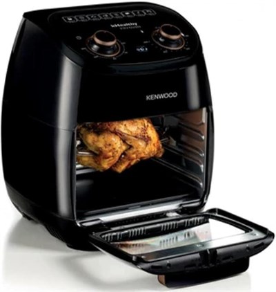 Kenwood HFP90.000BK 2000 Watt Aır Fryer+ Fırın - 11 lt Kapasiteli - Kutu Hasarlı