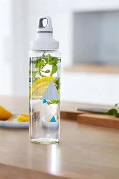 Tefal Drink2go Trian Matara Geometri Beyaz