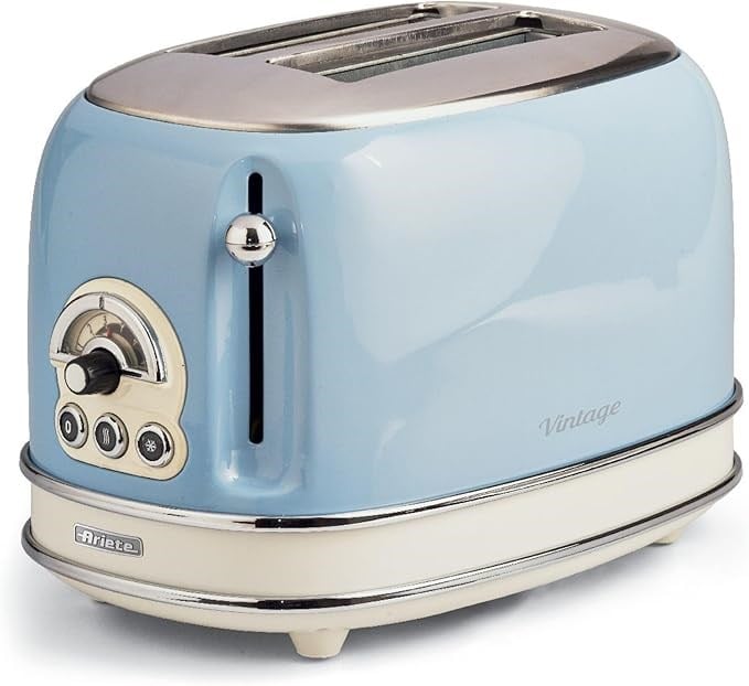 Ariete Vintage Ekmek Kızartma Makinesi - Mavi - Kutu Hasarlı