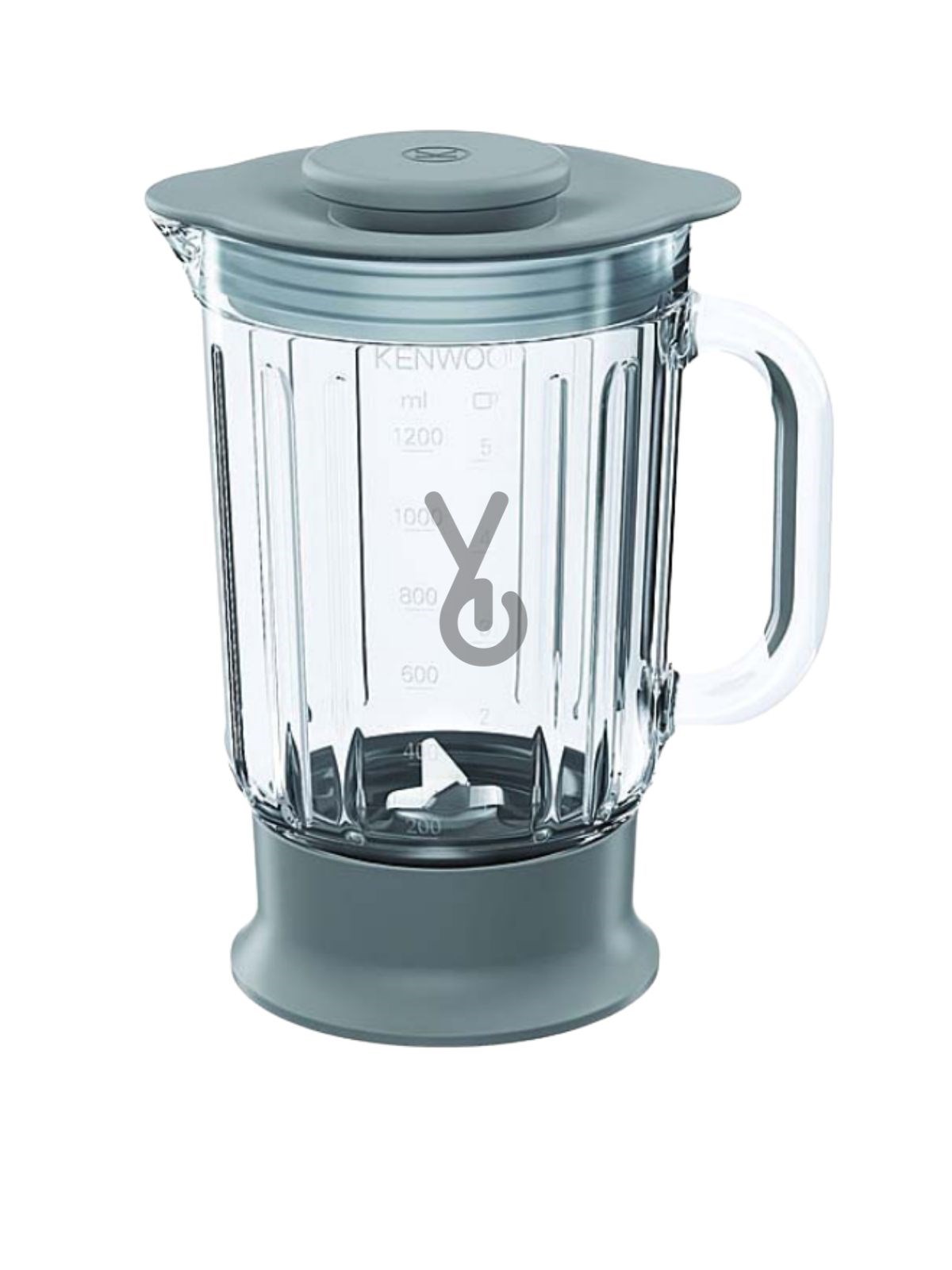 Kenwood - Glass Blender Assembly - Grey - 1.2L