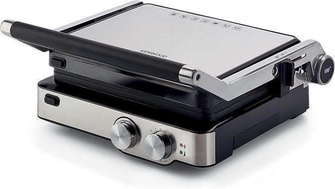 Kenwood HGM80.000SS Grill + Tost Makinası Metal - Kutu Hasarlı