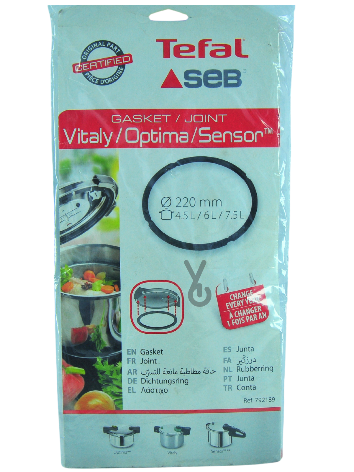 Tefal Ddüdüklü Tencere 4,5-6-7,5 L Lastik