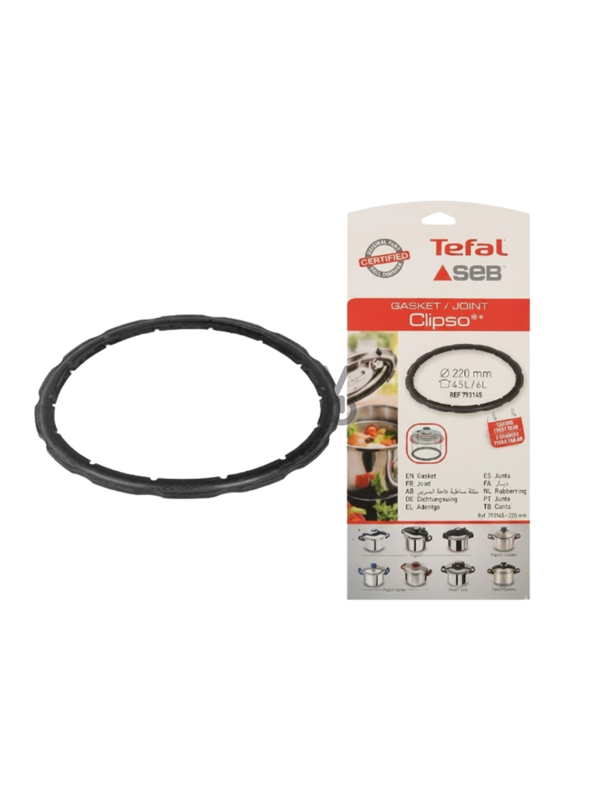 Tefal Düdüklü Tencere Lastik 4,5-6 Lt 22 cm Çapı