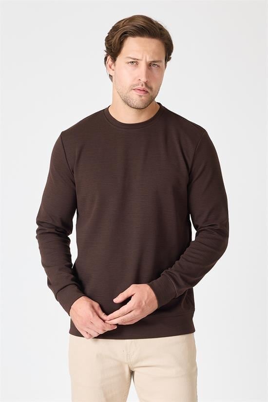 Bisiklet Yaka Regular Fit Sweatshirt