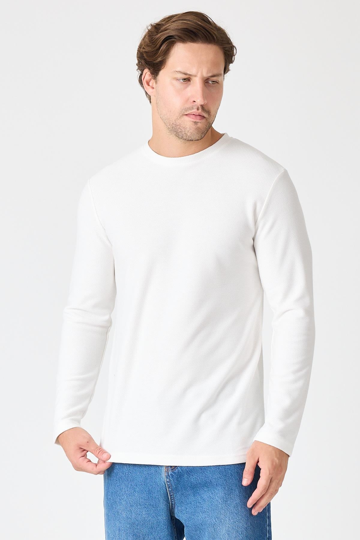 Bisiklet Yaka Relaxed Fit Sweatshirt