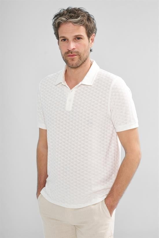 İntersivin  Polo Yaka Beyaz Tshirt - SD-04