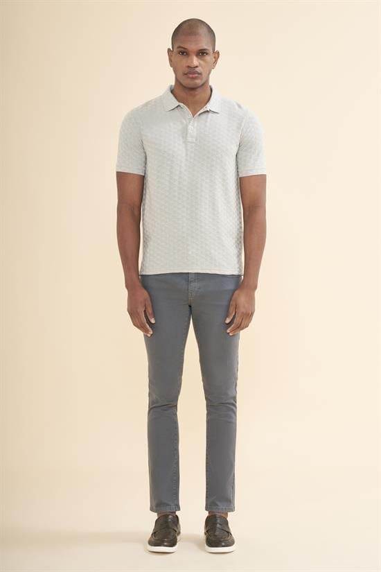 İntersivin  Polo Yaka Gri Tshirt - SD-04