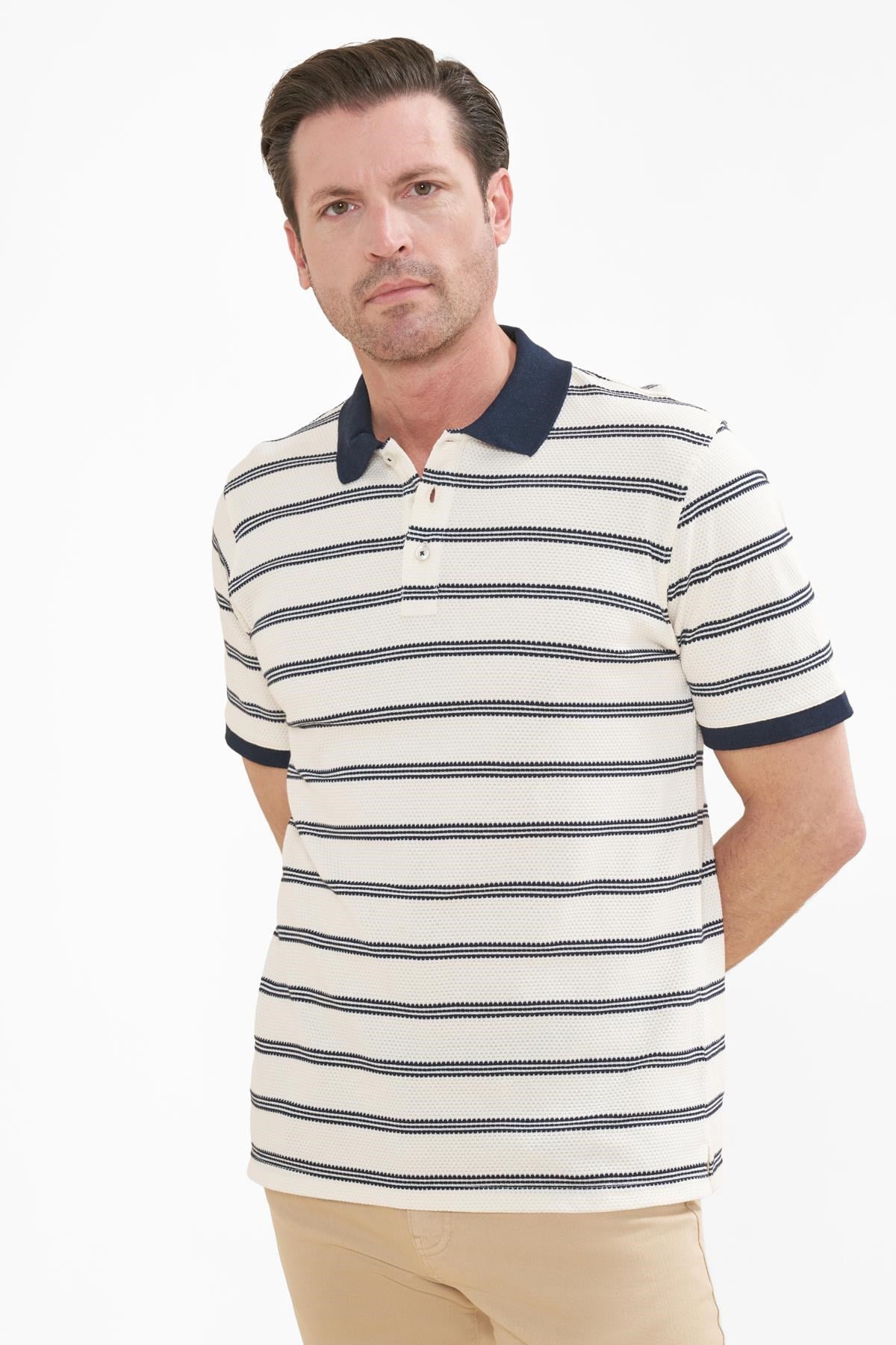 İntersivin  Polo Yaka Lacivert Tshirt - SD-09