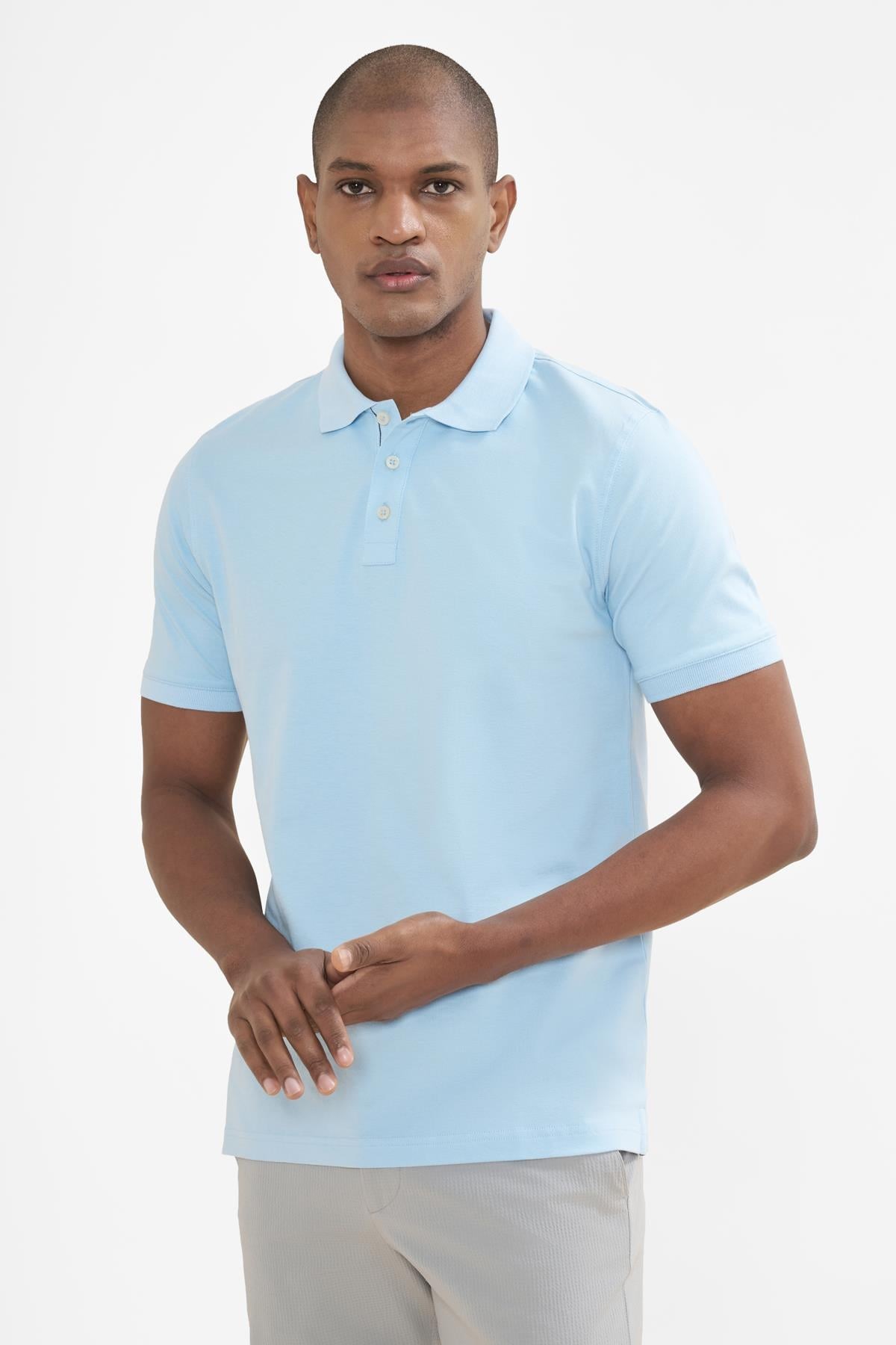 İntersivin Polo Yaka Mavi Tshirt - SD-01
