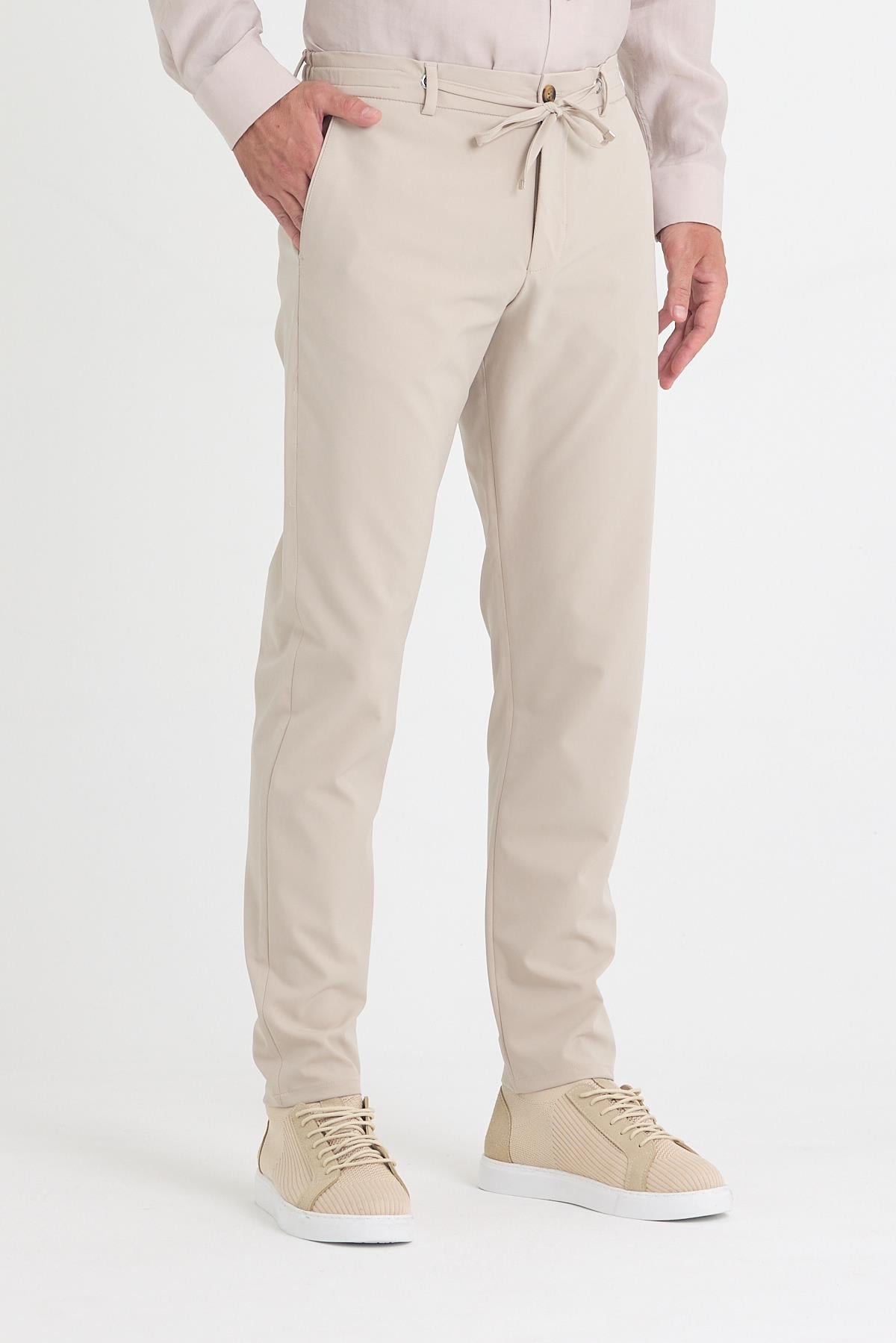 LTF-07 Slim  Fit  Pantolon - Bej