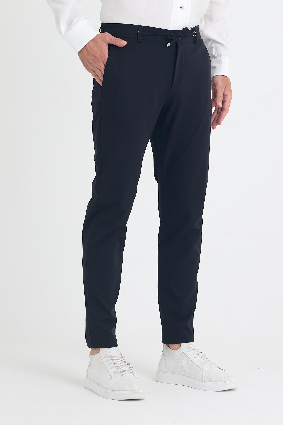 LTF-07 Slim  Fit  Pantolon - Siyah