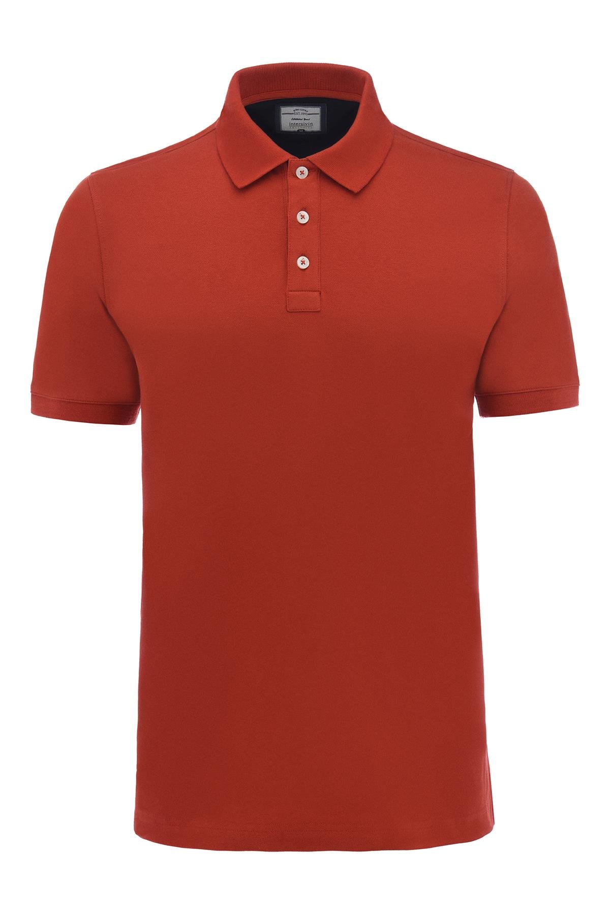 SD-01 Polo Yaka T-Shirt - Kiremit