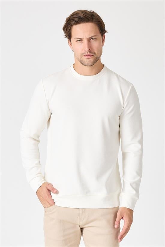 Bisiklet Yaka Regular Fit Sweatshirt