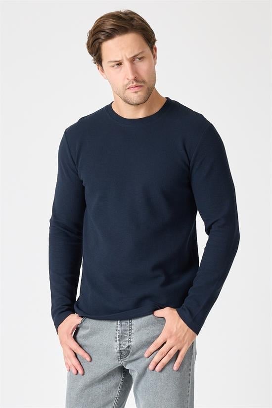 Bisiklet Yaka Sweatshirt