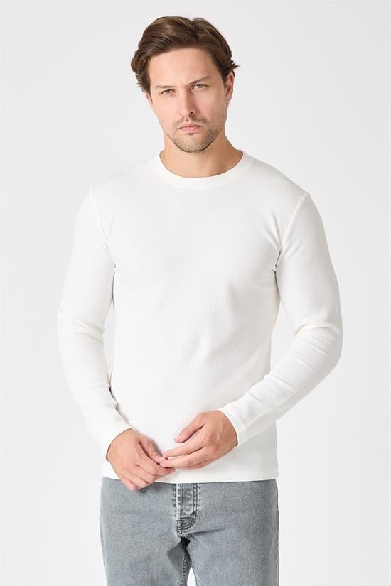 Bisiklet Yaka Sweatshirt