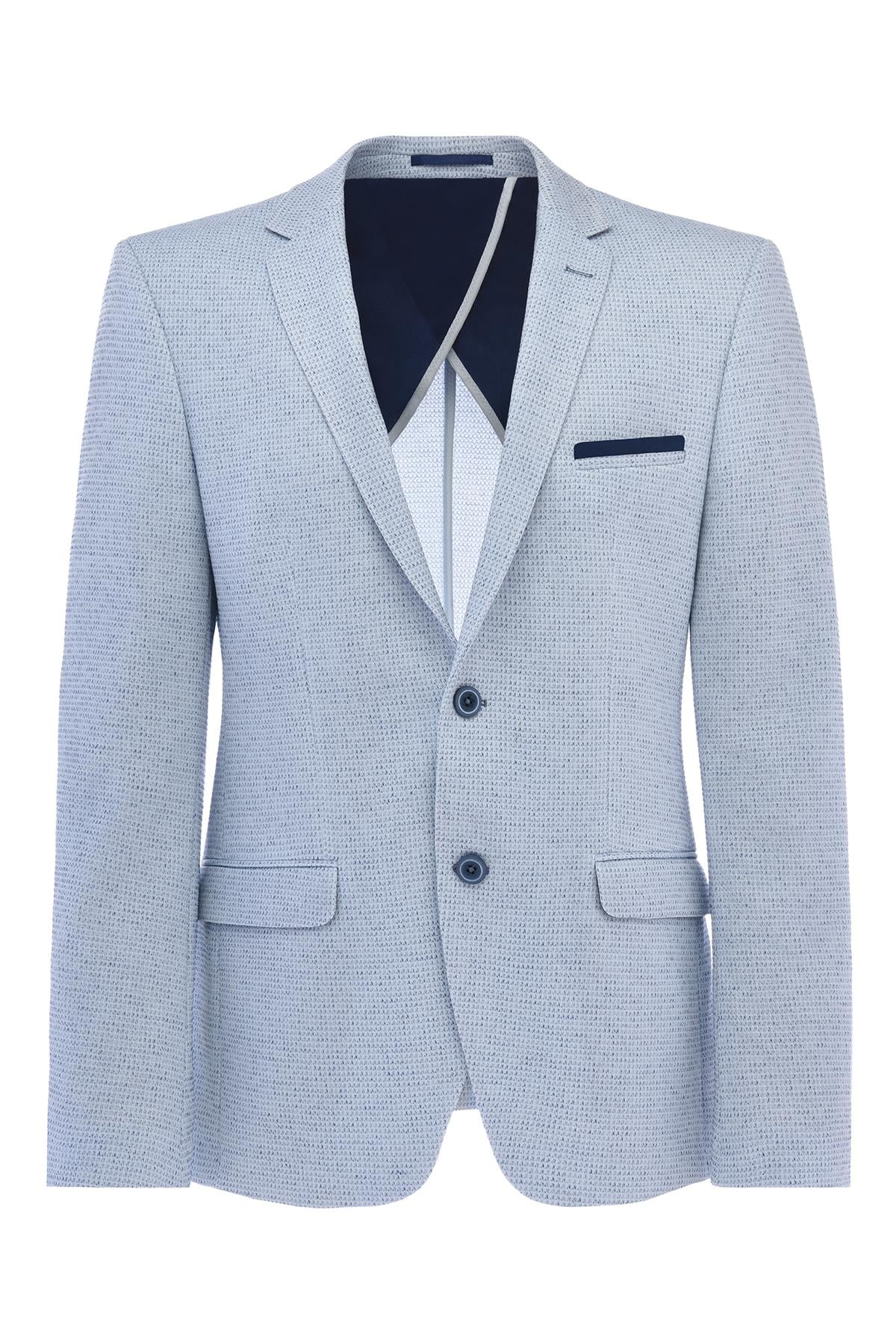 CK2017-14 Blazer  Ceket - Mavi 