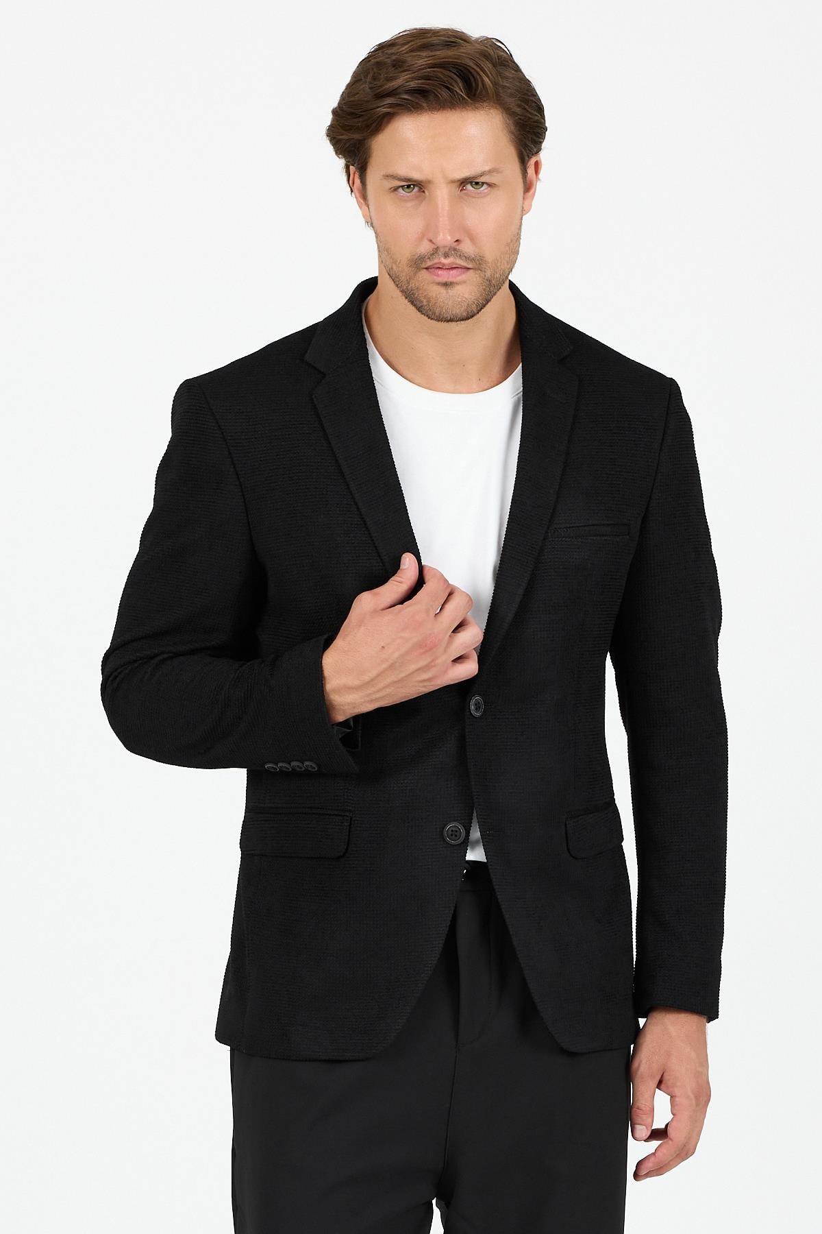 CK2017-15 Blazer Ceket- Siyah