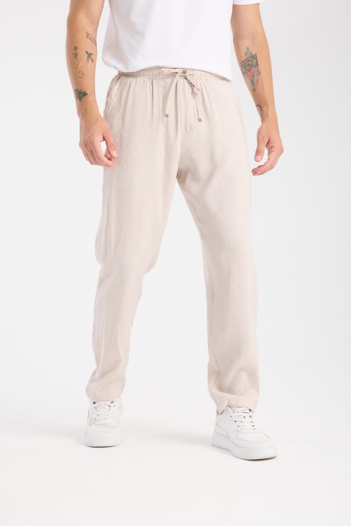 DBP-01 Modal Regular Pantolon- Bej 