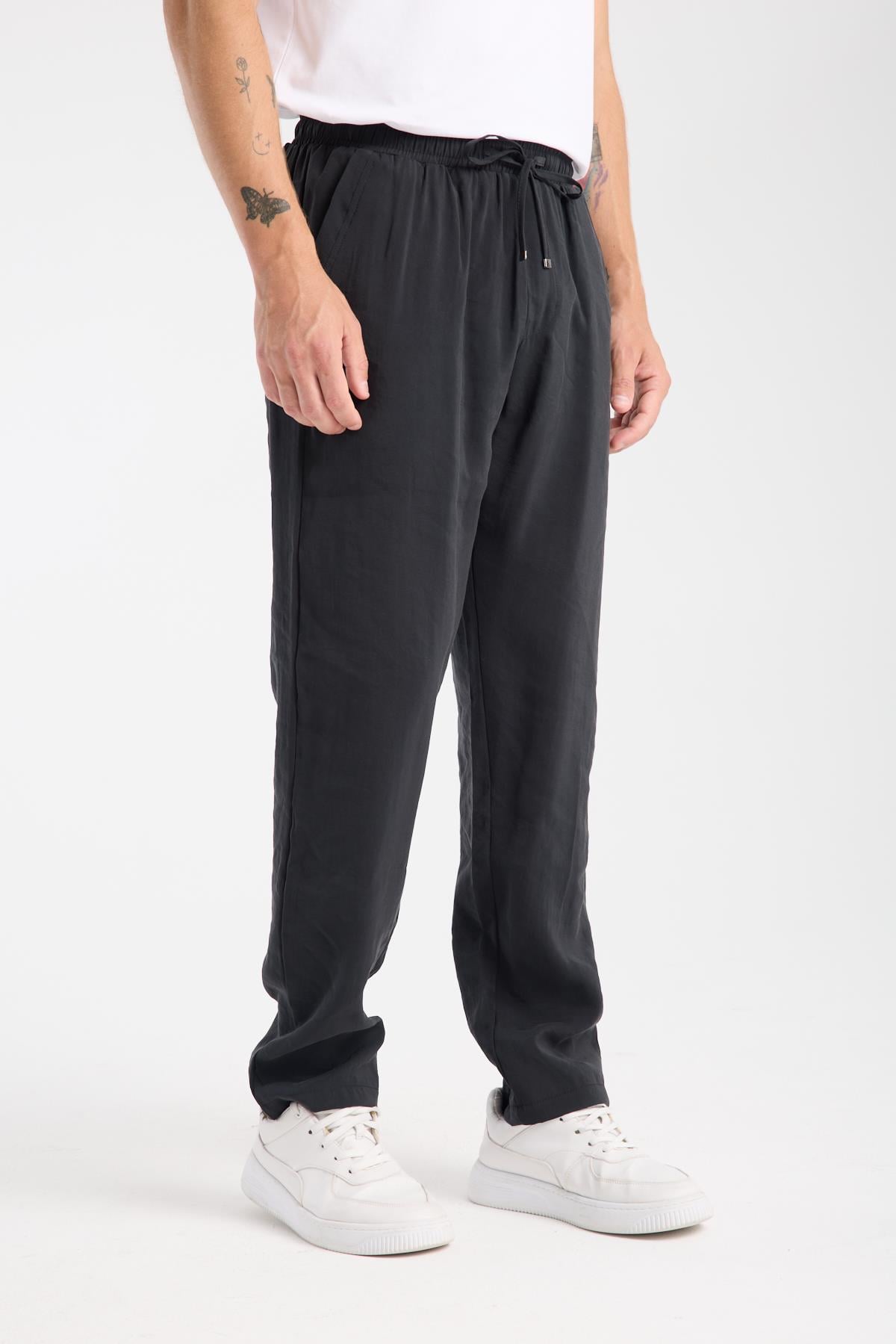 DBP-01 Modal Regular Pantolon -Siyah