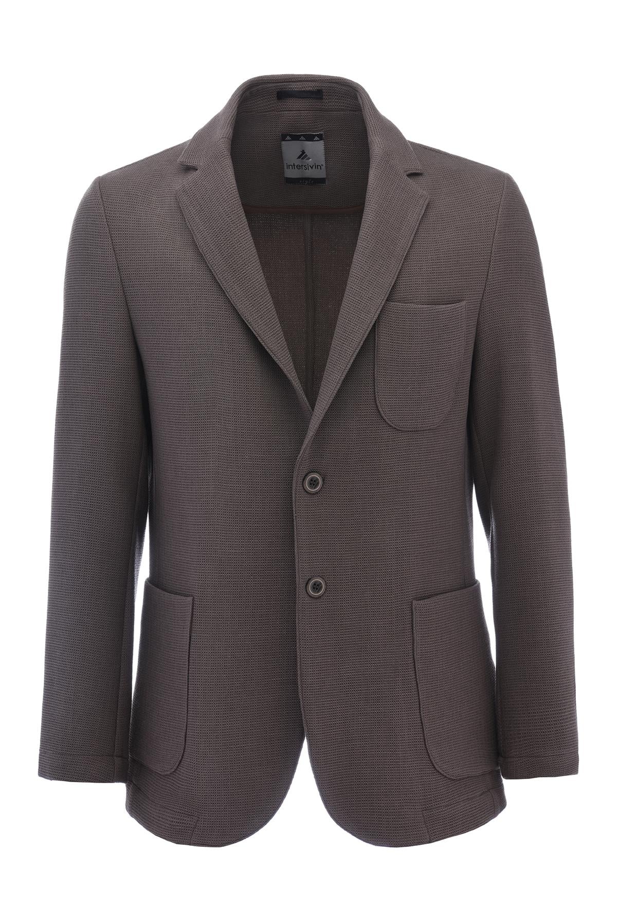 E26-01 Blazer Ceket - Kahverengi